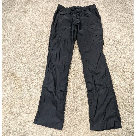 Duluth Dry On The Fly Cargo Pants Womens 8 X 35 Black Hiking Roll Tab Gorpcore - Picture 2 of 6